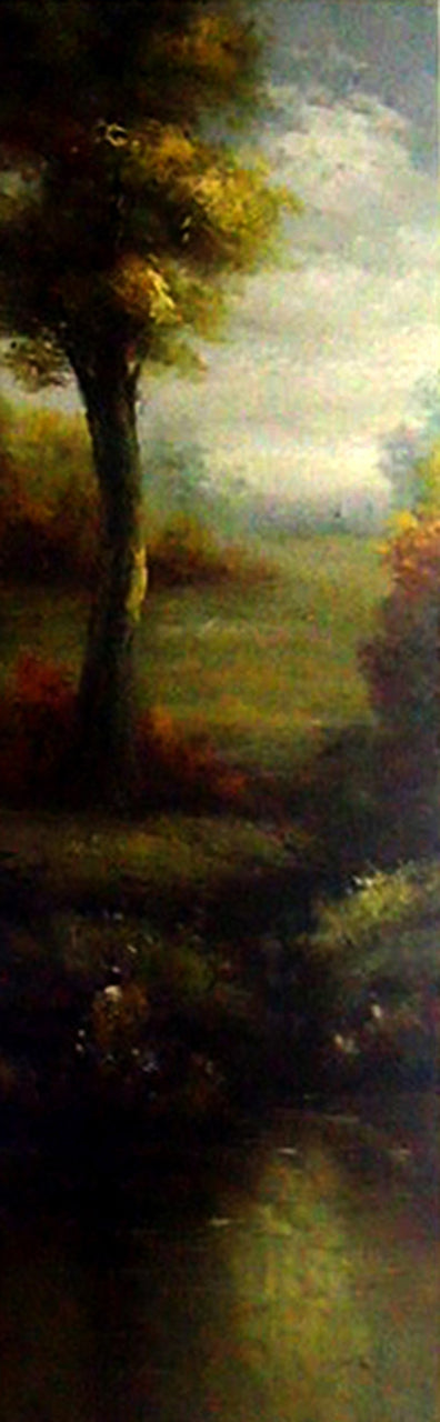 LS3919196 - 12"x36" Original Oil Painting