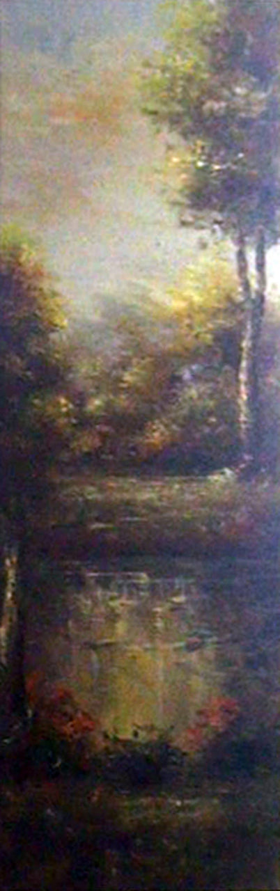 LS3919199 - 12"x36" Original Oil Painting