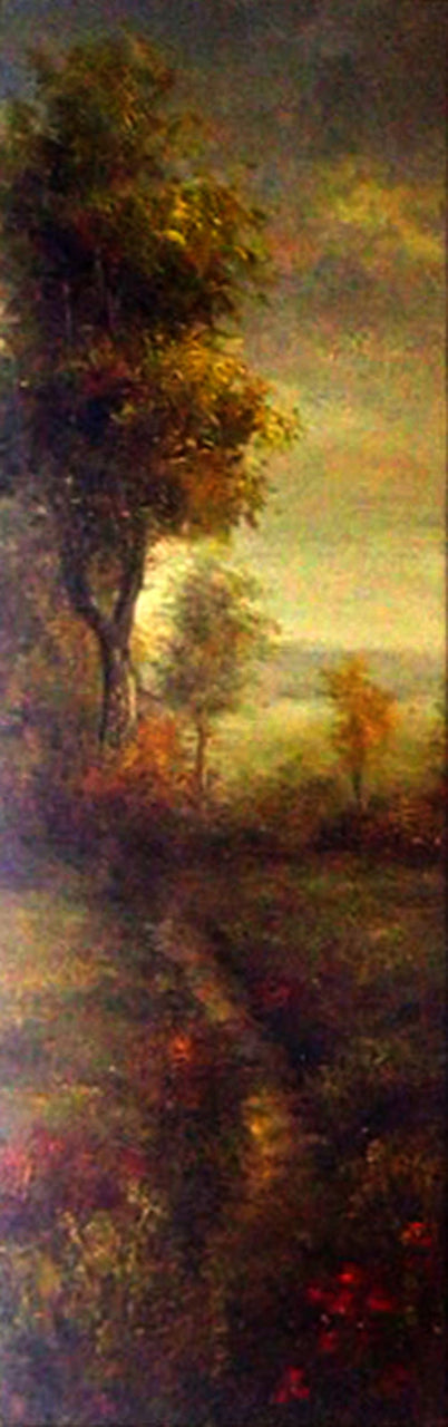 LS3919218 - 12"x36" Original Oil Painting