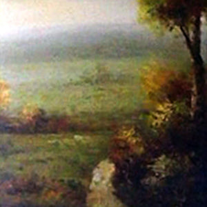 LS3919224 - 12"x36" Original Oil Painting