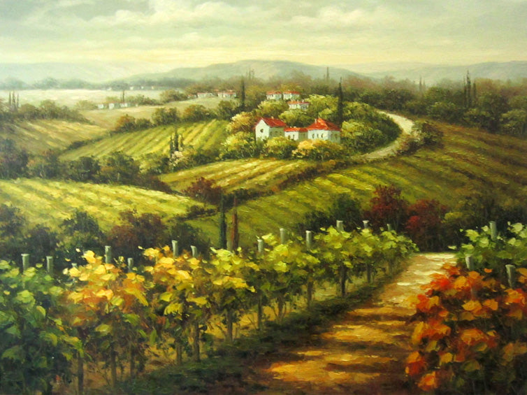 LS4815142 - 36"x48" Original Oil Painting