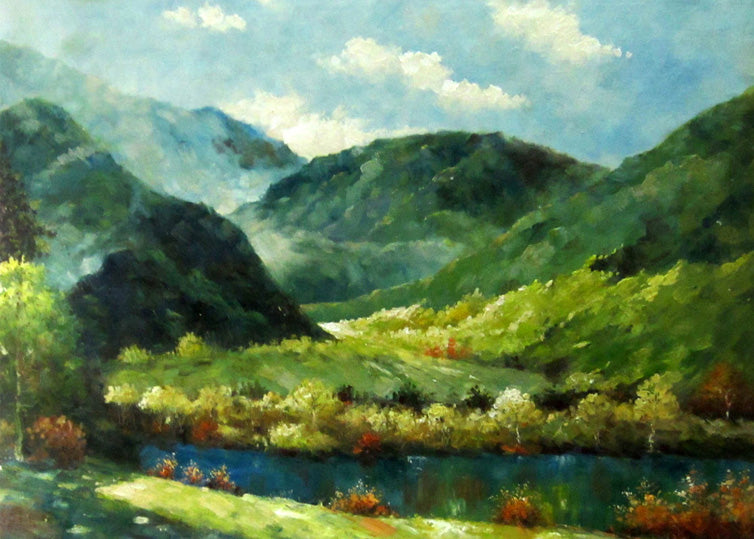 LS4815572 - 36"x48" Original Oil Painting