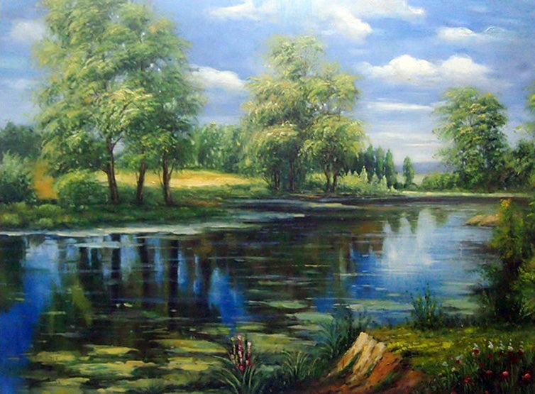 LS4818307 - 36"x48" Original Oil Painting