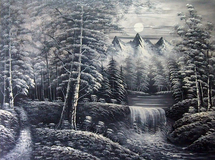 LS4818376 - 36"x48" Original Oil Painting