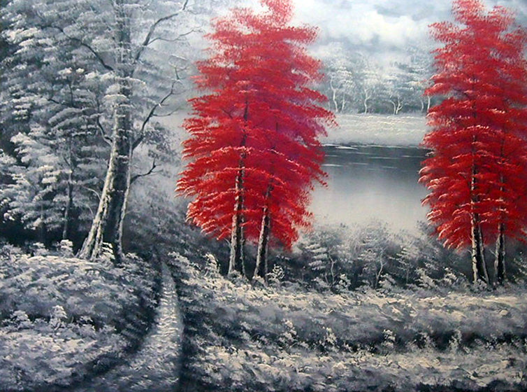 LS4818399 - 36"x48" Original Oil Painting