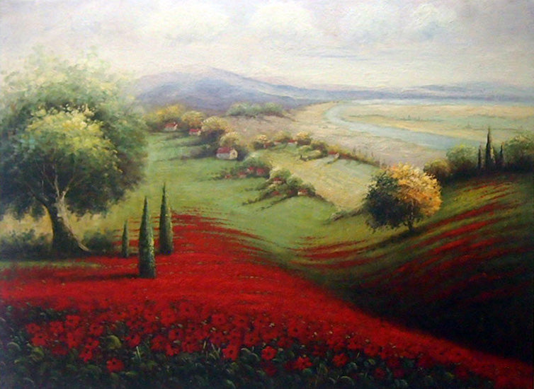 LS4818431 - 36"x48" Original Oil Painting