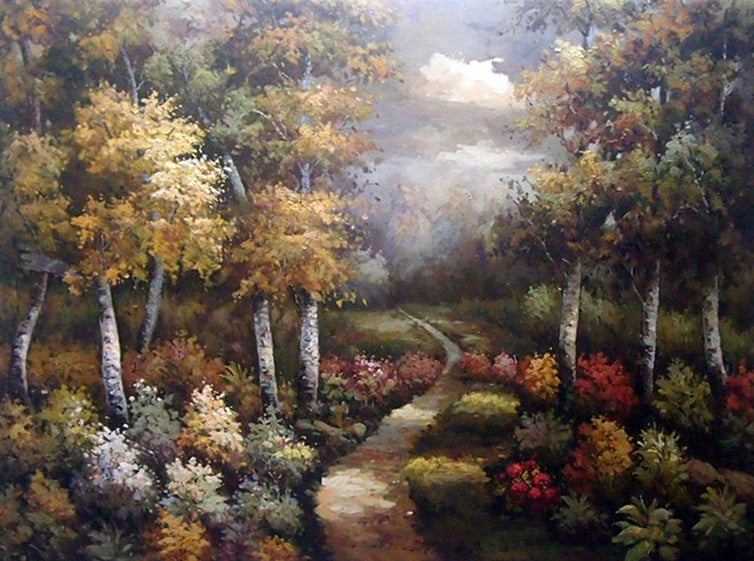 LS4818448 - 36"x48" Original Oil Painting