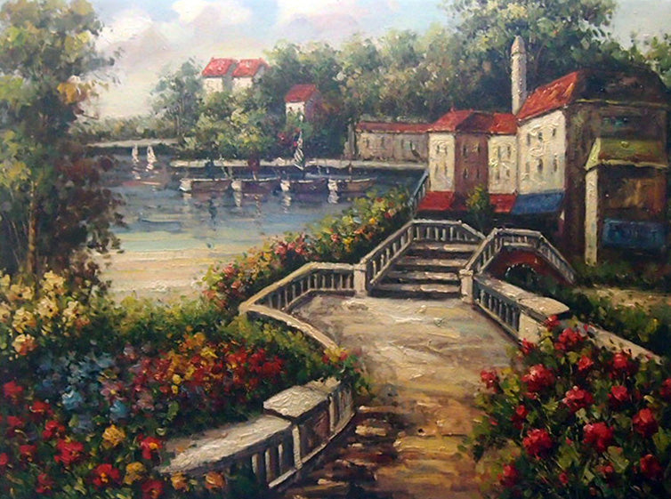 LS4818449 - 36"x48" Original Oil Painting