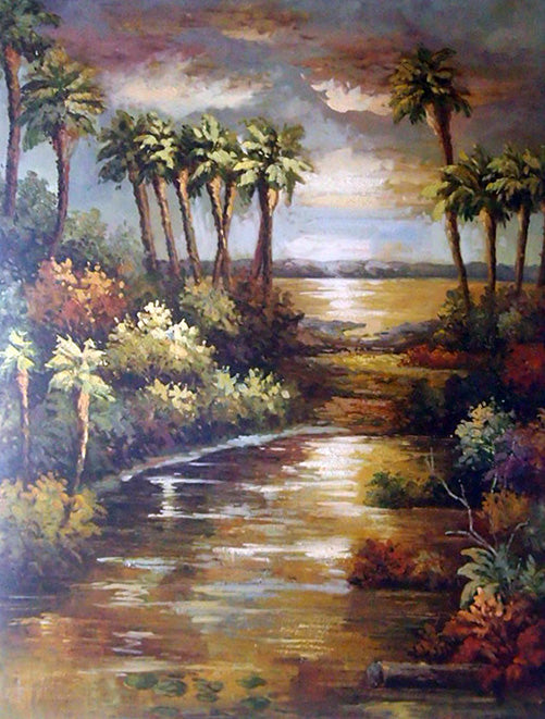 LS4818457 - 36"x48" Original Oil Painting