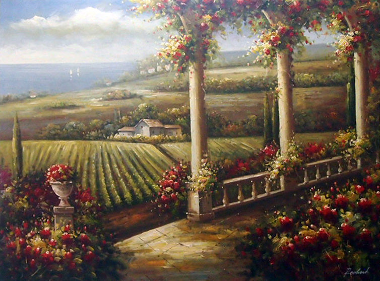 LS4818458 - 36"x48" Original Oil Painting