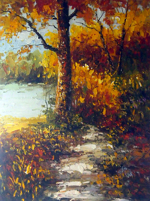 LS4818461 - 36"x48" Original Oil Painting