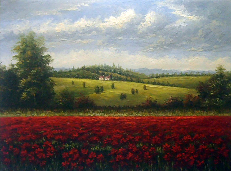LS4818482 - 36"x48" Original Oil Painting