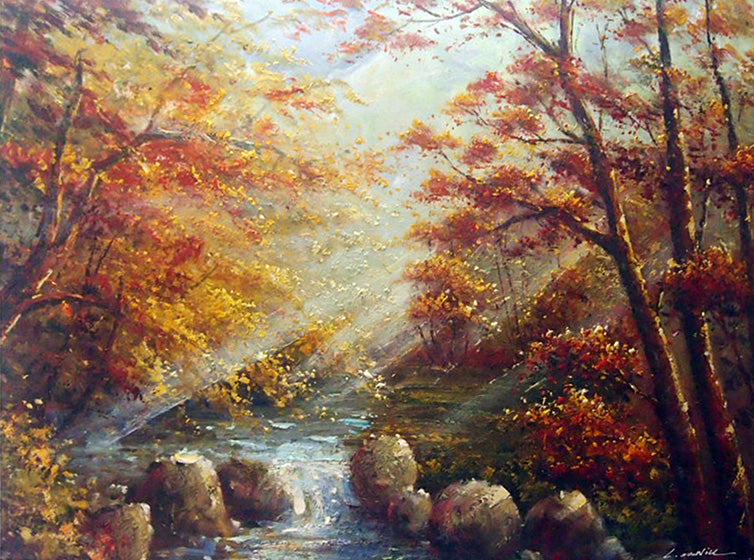 LS4818503 - 36"x48" Original Oil Painting