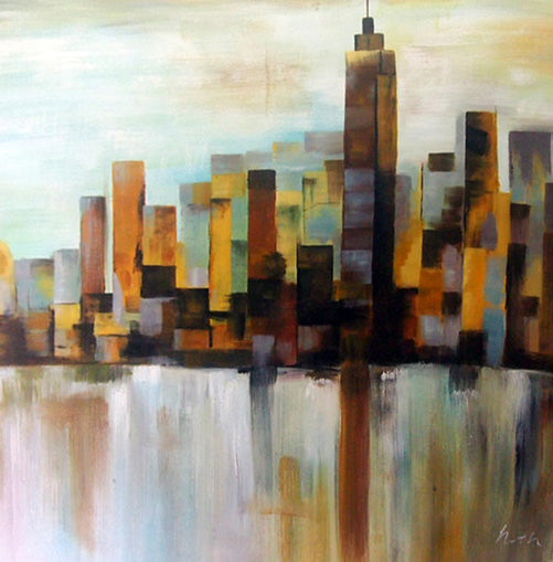 LS4918940 - 48"x48" Original Oil Painting