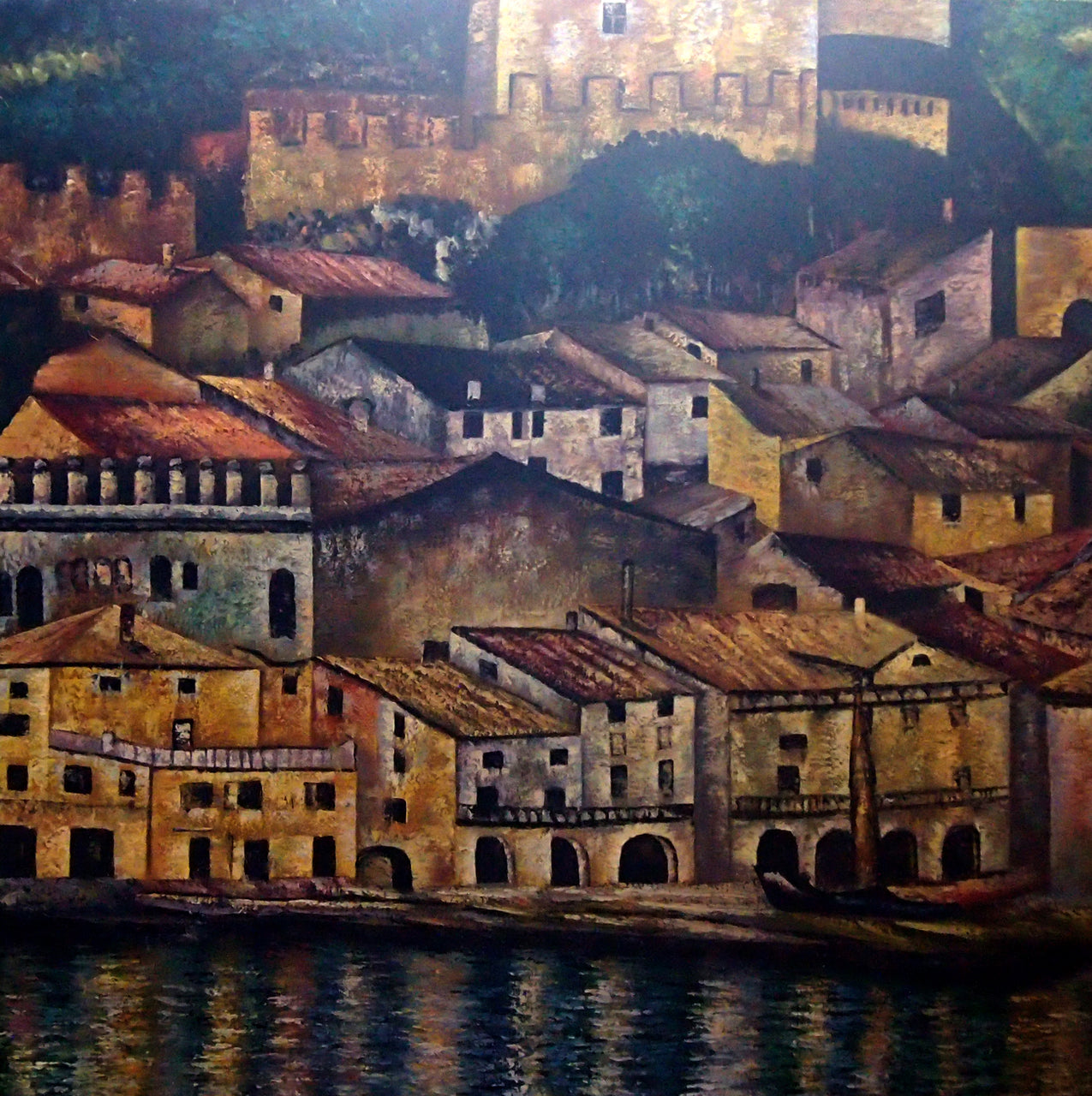 LS4920246 - 48"x48" Original Oil Painting