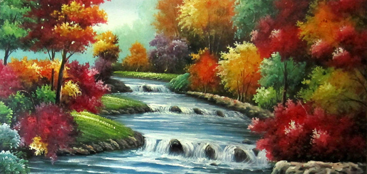 LS5014702 - 24"x48" Original Oil Painting