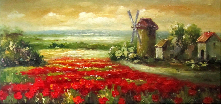LS5014724 - 24"x48" Original Oil Painting