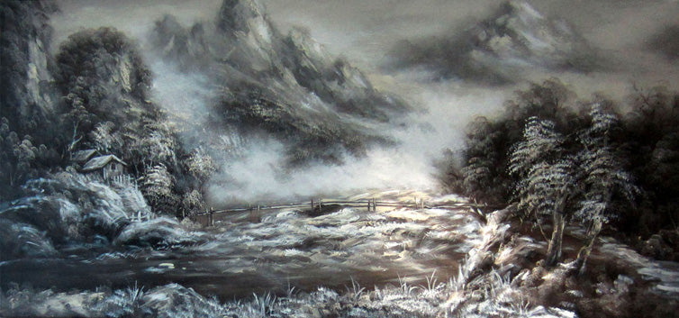 LS5014751 - 24"x48" Original Oil Painting