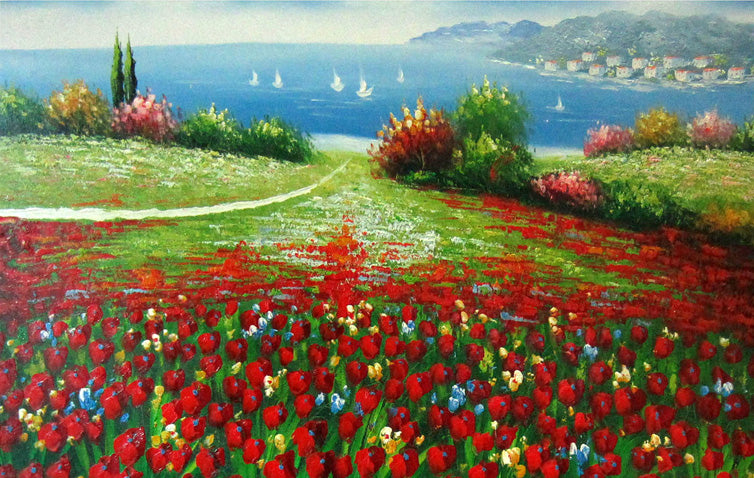 LS5014773 - 24"x48" Original Oil Painting