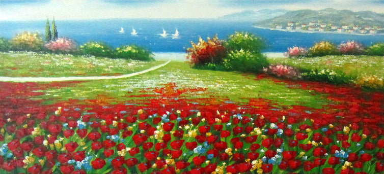 LS5015236 - 24"x48" Original Oil Painting