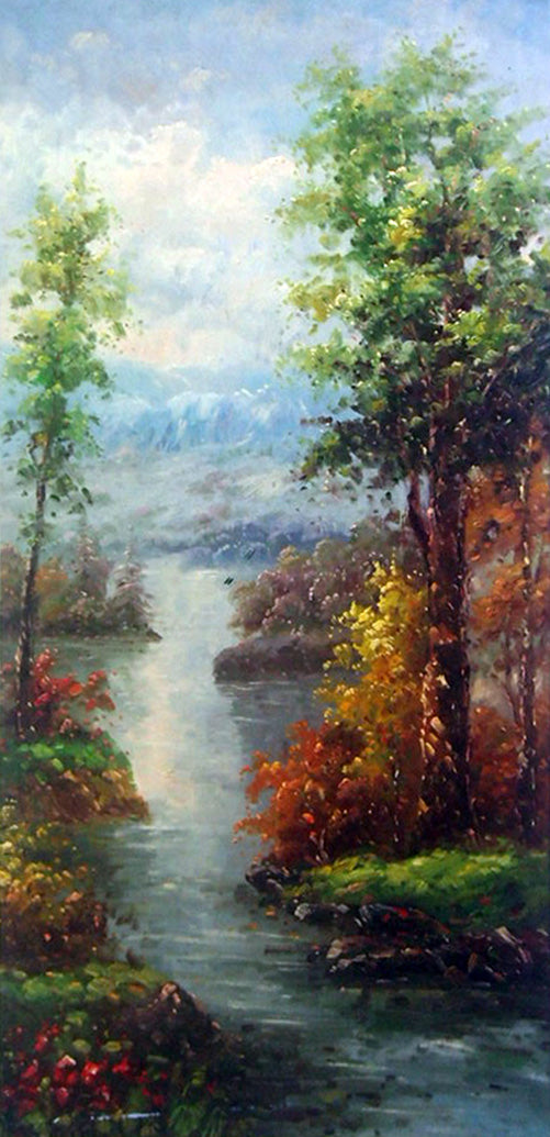 LS5017693 - 24"x48" Original Oil Painting