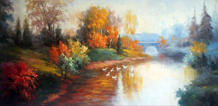 LS5017728 - 24"x48" Original Oil Painting