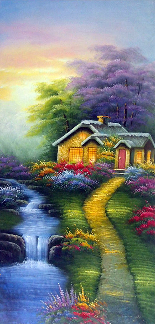 LS5017734 - 24"x48" Original Oil Painting
