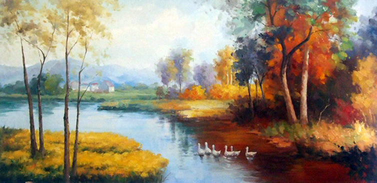 LS5017749 - 24"x48" Original Oil Painting