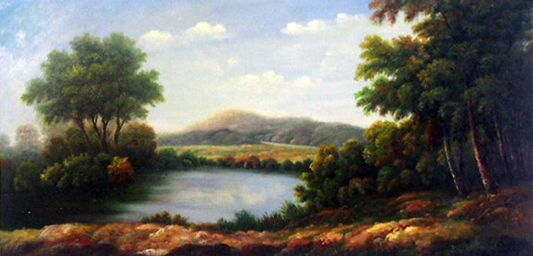 LS5017759 - 24"x48" Original Oil Painting