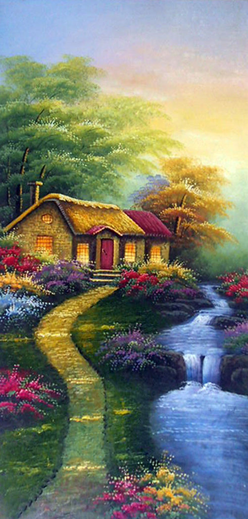 LS5017791 - 24"x48" Original Oil Painting