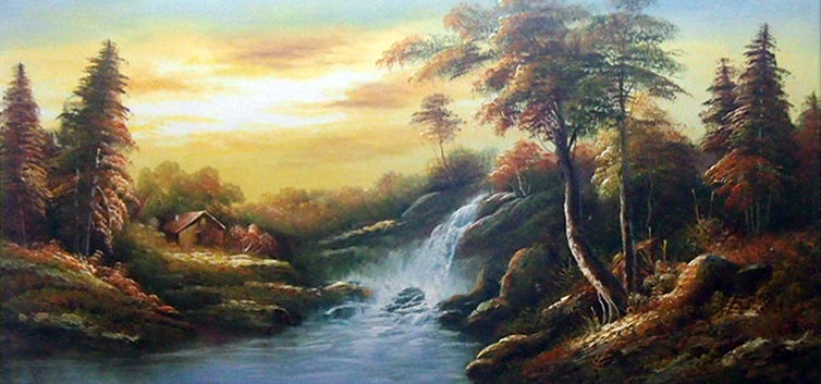 LS5019006 - 24"x48" Original Oil Painting