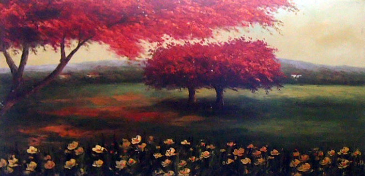 LS5019012 - 24"x48" Original Oil Painting