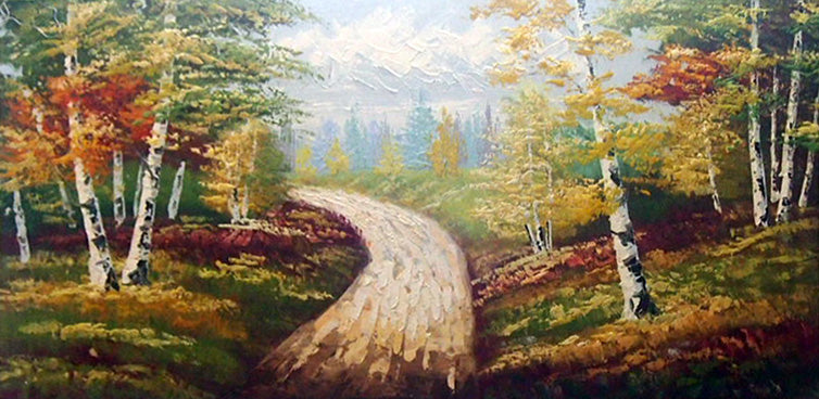 LS5019022 - 24"x48" Original Oil Painting