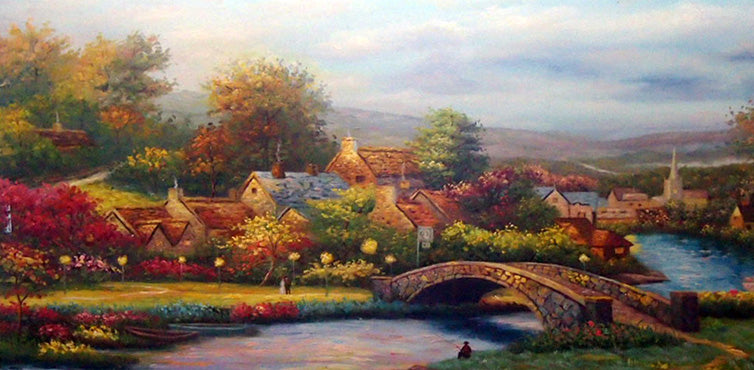 LS5019034 - 24"x48" Original Oil Painting