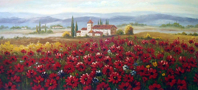 LS6118552 - 30"x60" Original Oil Painting