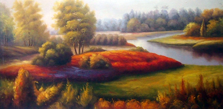 LS6518534 - 32"x65" Original Oil Painting