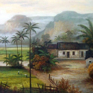 LS6518536 - 32"x65" Original Oil Painting