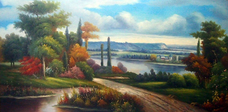 LS6518539 - 32"x65" Original Oil Painting