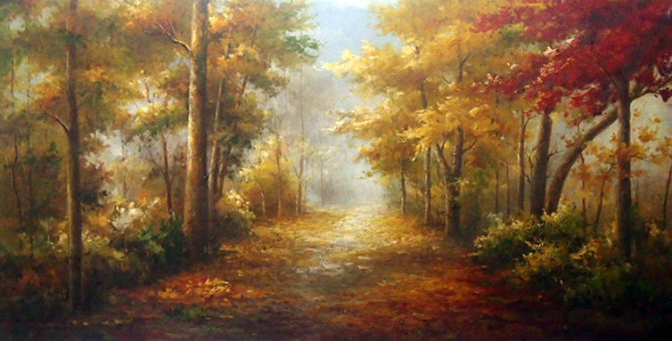 LS6518540 - 32"x65" Original Oil Painting