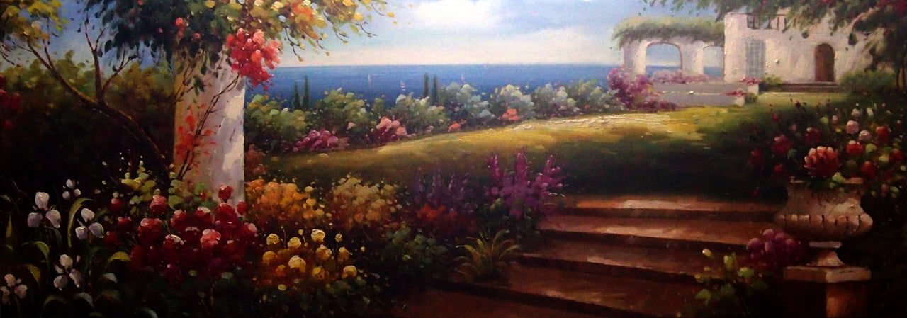 LS6820324 - 24"x72" Original Oil Painting