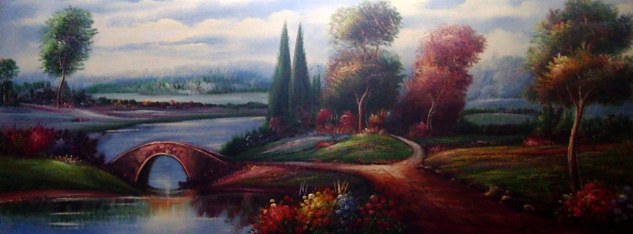 LS6820335 - 24"x72" Original Oil Painting