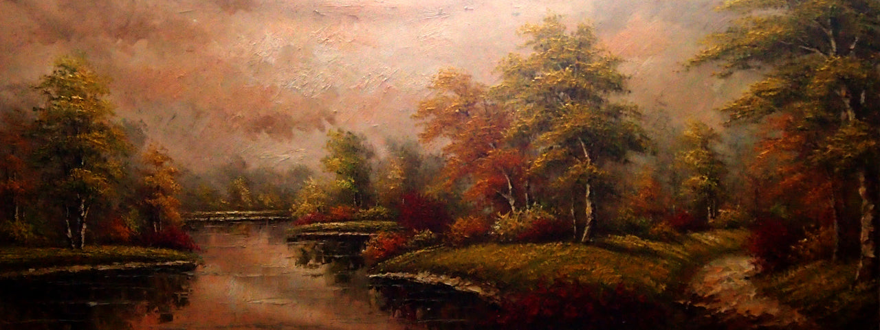 LS6820338 - 24"x72" Original Oil Painting