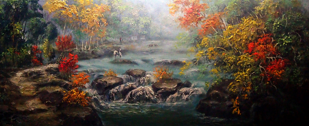 LS6820340 - 24"x72" Original Oil Painting