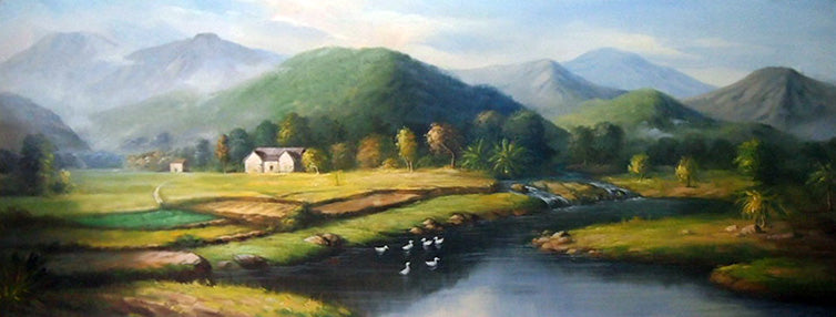 LS7218945 - 48"x72" Original Oil Painting