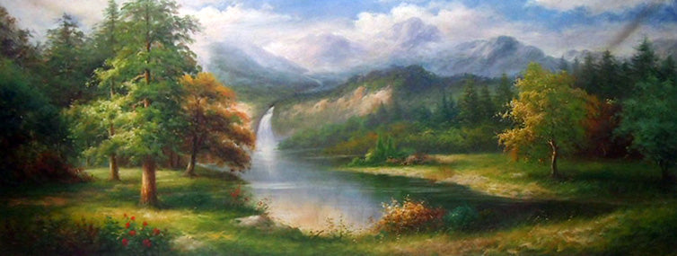 LS7218946 - 48"x72" Original Oil Painting