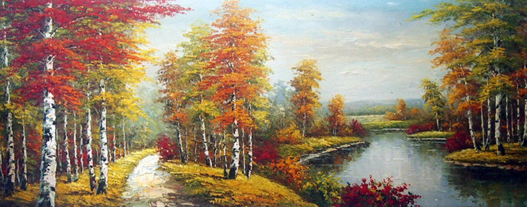 LS8018522 - 32"x80" Original Oil Painting