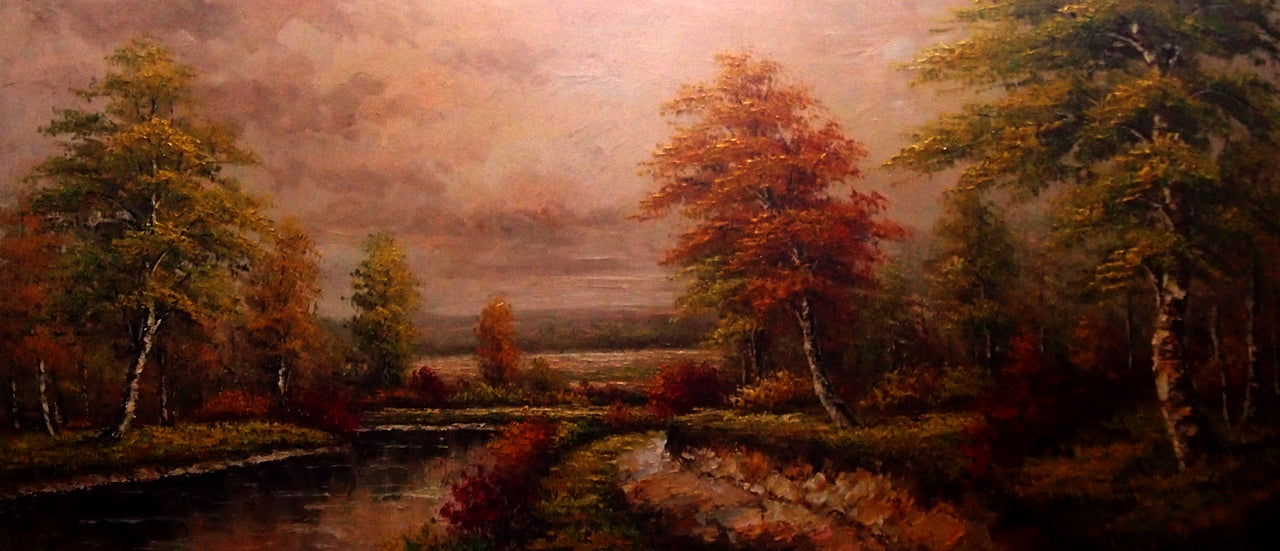 LS8020329 - 32"x80" Original Oil Painting