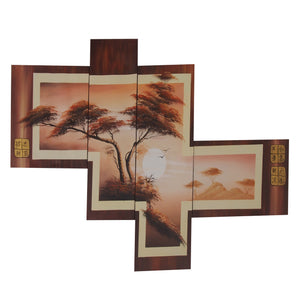 LSTT20458 - Triptych Original Oil Painting