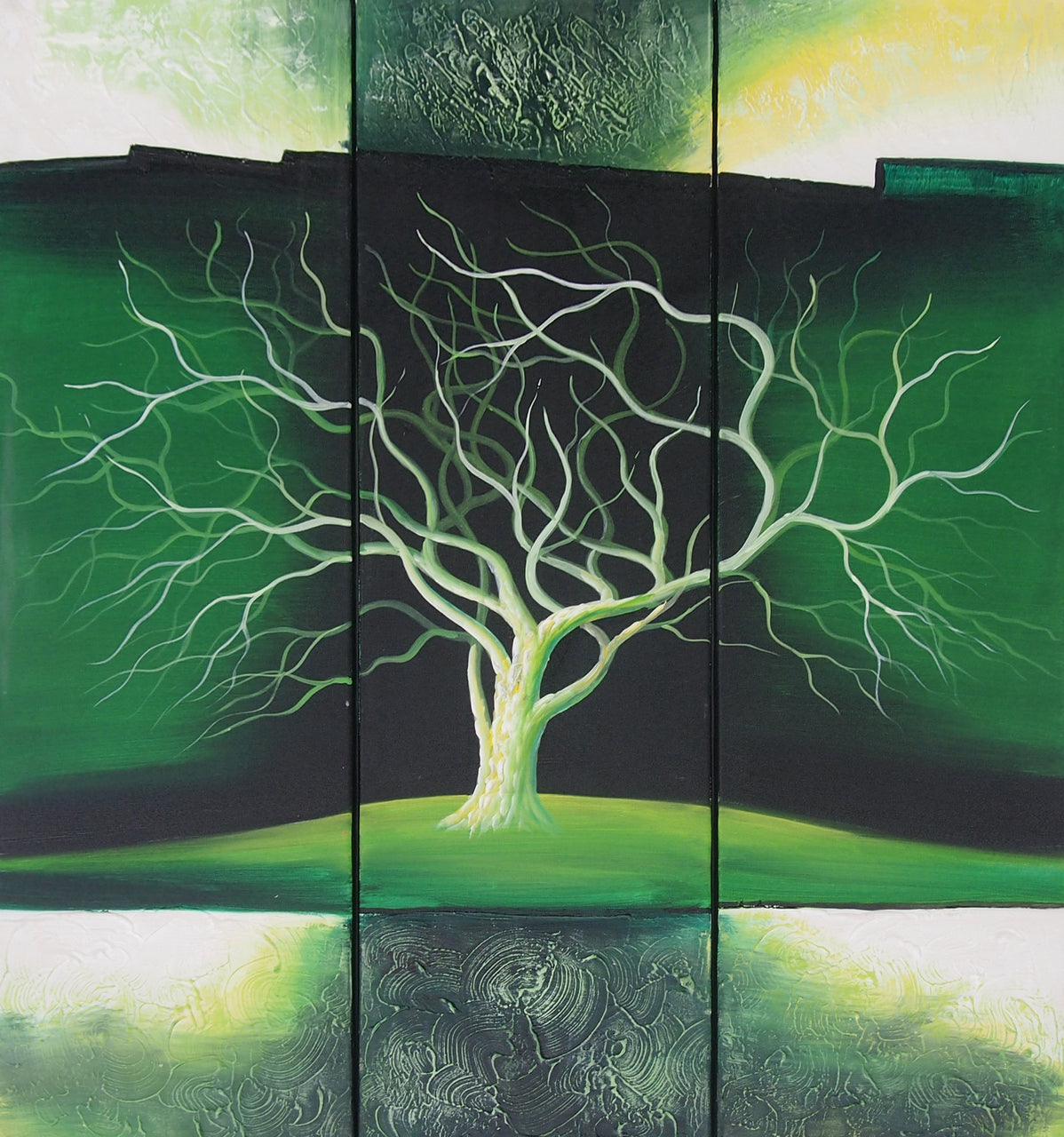 LSTT20506 - Triptych Original Oil Painting