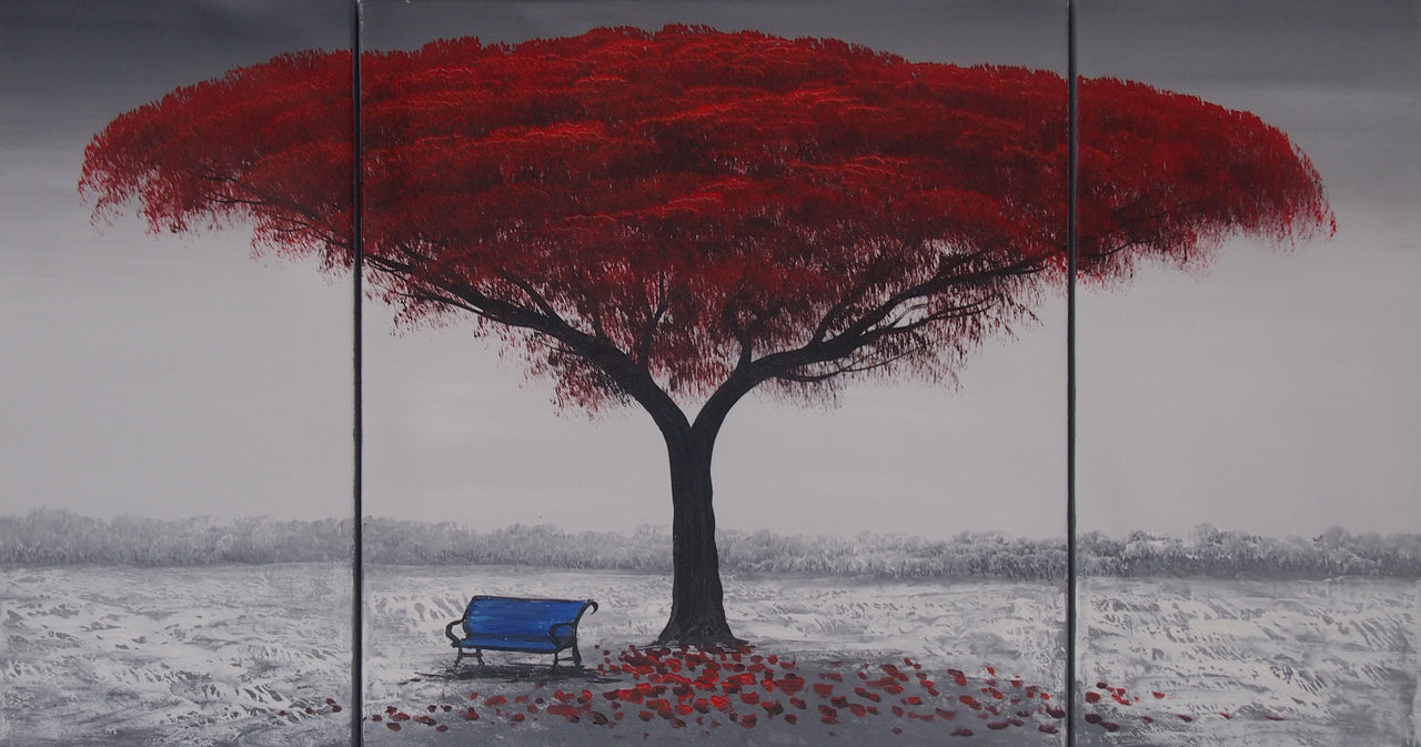 LSTT20528 - Triptych Original Oil Painting